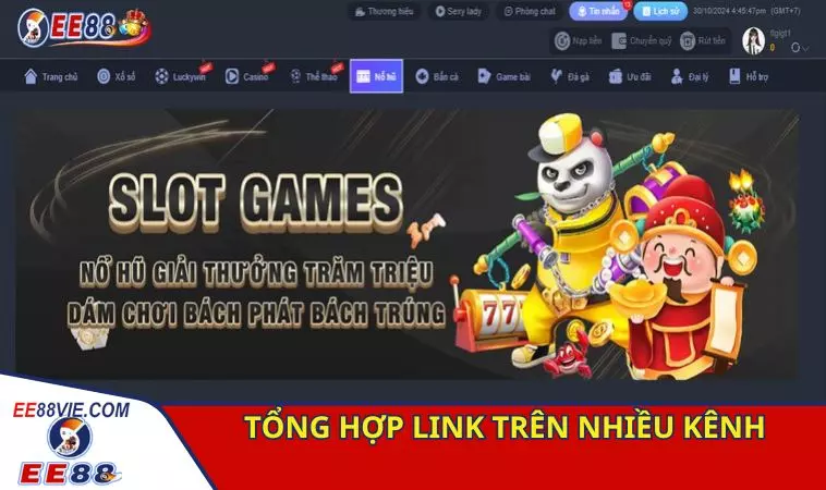 EE88 tổng hợp link chuẩn trên đa kênh