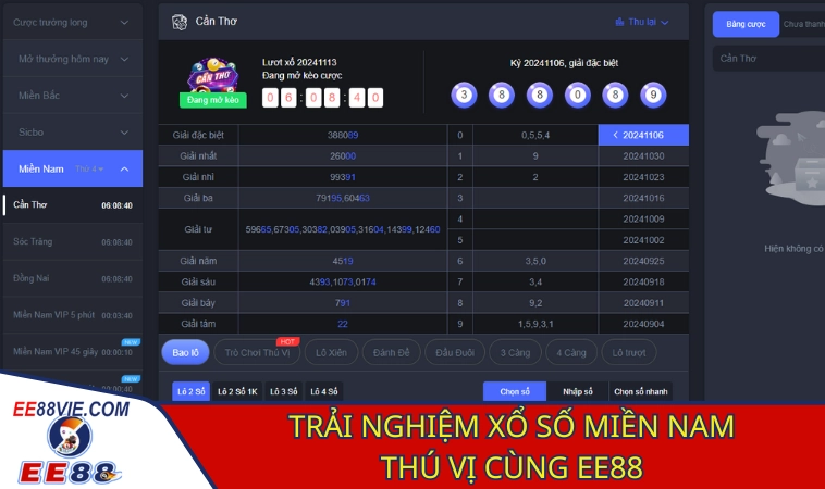 Xổ Số Miền Nam EE88 - Trải Nghiệm Đa Dạng Thắng Lớn 2 Trải nghiệm xổ số miền Nam hấp dẫn cùng EE88