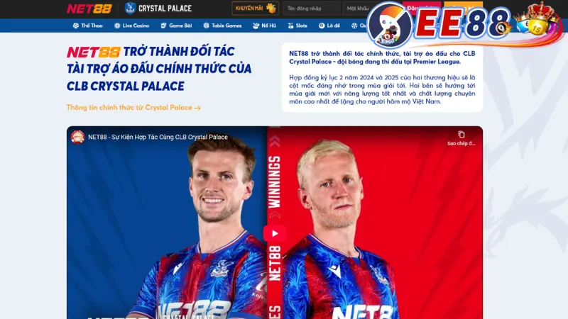 Nổi Bật Những Khoảnh Khắc Huy Hoàng Của Crystal Palace - Không Thể Thiếu Vắng Net88 5 Các khoảnh khắc huy hoàng gần đây của Crystal Palace
